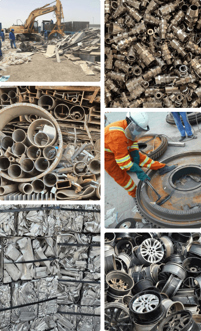 Scrap sorted for processing